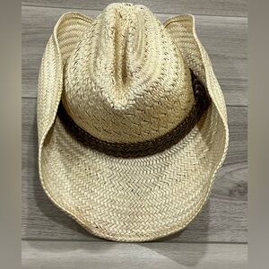 Natural Straw Cowboy Hat